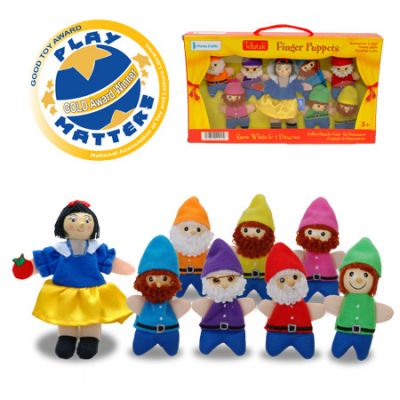 Snow White & 7 Dwarfs Finger Puppet Set - Fiesta Crafts (£19.99)